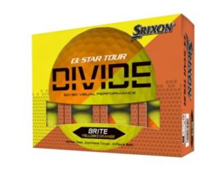 Srixon Q-Star Tour Divide Orange/Yellow 2024 Golf Balls - 1 Dozen
