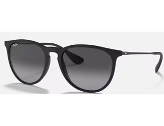Ray-Ban Erika Ladies Non-Polarized Sunglasses Size 54 Matte Black