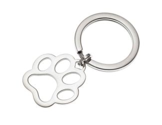 Joyful Sentiments Open Paw Print Keyring