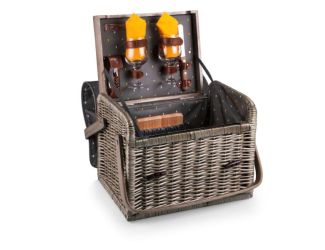 Kabrio Basket - Anthology Collection - Gray with Gold Accents