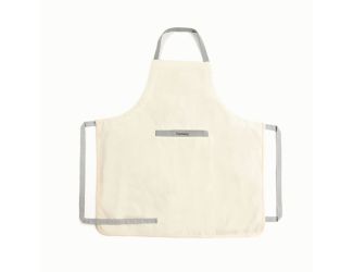 2 Pocket Linen Apron Cream
