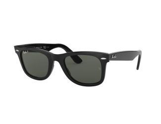 Polarized Wayfarer Sunglasses - Black/Green