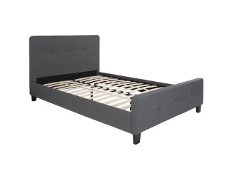 Dark Gray Full Size Tribeca Platform Bed Frame