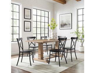 Joanna 7Pc Dining Set W/Camille Chairs