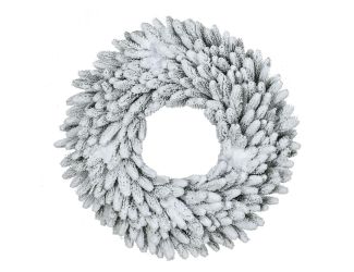 36-In. Icy Frost Snow Flocked Wreath