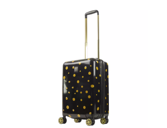 Ful Impulse Mixed Dots Hardside Spinner 22" Luggage, Black