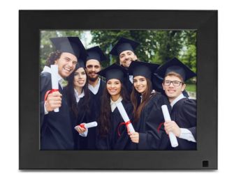 9" WIFI Digital Photo Frame w/ Touchscreen IPS Display & 16 GB Memory & Auto Rotation