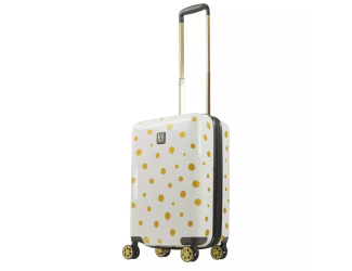 Ful Impulse Mixed Dots Hardside Spinner 22" Luggage, White