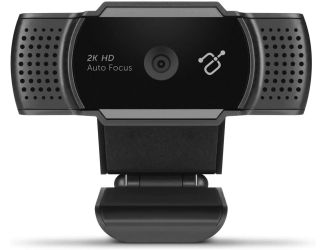 Ultra 2K HD Webcam with Auto Focus and Dual Stereo Noise Cancelling Mics