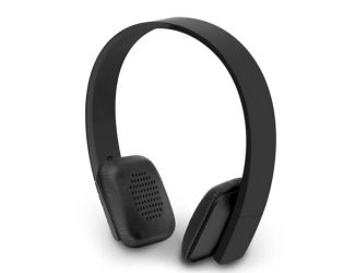 Bluetooth Wireless Stereo Headphones with Built-In Battery - Black