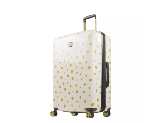 Ful Impulse Mixed Dots Hardside Spinner 31" Luggage, White