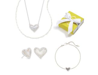 Silver Ari Heart Deluxe Set