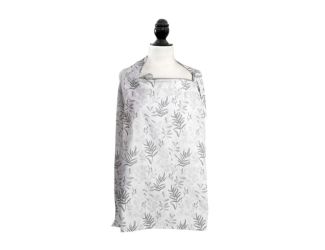 Boppy Nursing Cover Gray Ferns