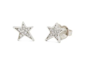 You're A Star Studs - Clear/Silver