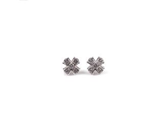 Sparkling "X" Earrings