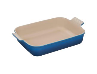 4qt Heritage Stoneware Rectangular Dish Marseille