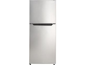 10.1 Cu. Ft. Apartment-Size Refrigerator with Top-Mount Freezer and Spotless Steel Doors