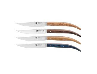 4pc Toro Steak Knife Set w/ Beechwood Presentation Box