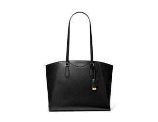Taryn Large Multifunction Top Zip Tote -  Black