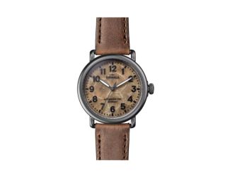 The Runwell Leather Strap Watch