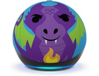 Amazon Echo Dot (5th Gen, 2022 release) Kids Designed for kids, with parental controls-Fire Dragon