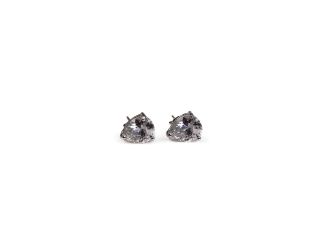 Water Drop CZ Solitaire Earrings