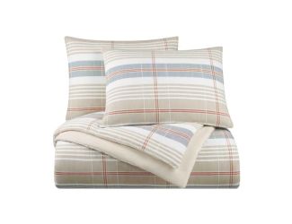 Oslo 3pc Comforter Set - King Taupe