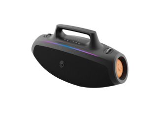 Barrel Waterproof Boombox Wireless Speaker Black