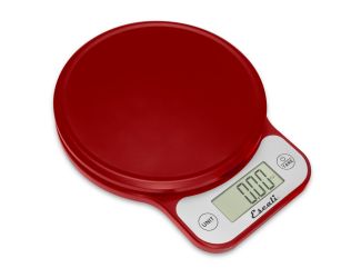 Escali - Telero Digital Kitchen Scale, Red