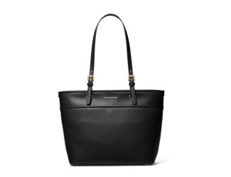 Winston Medium Top Zip Pocket Tote Bag - Black