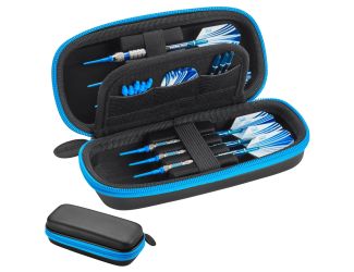 Casemaster Sentry Dart Case with Blue Zipper