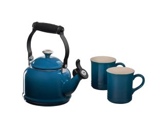 Demi Kettle & Mug Set Deep Teal