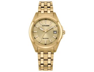 Citizen Ladies' Classic Peyten Stainless Steel Bracelet watch, Champagne dial