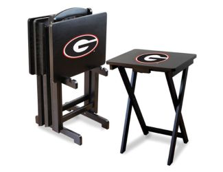 University of Georgia TV Trays w/Stand