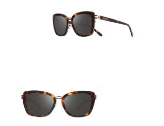 Eva Cat Eye Sunglass with Stainless Steel Detailing