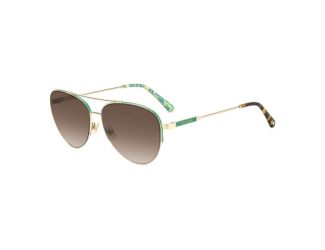 Janece Aviator Sunglasses - Gold/Green
