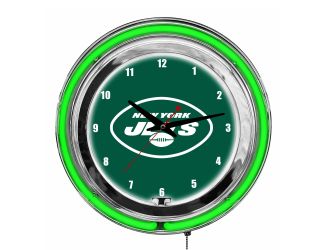 New York Jets 14" Neon Clock