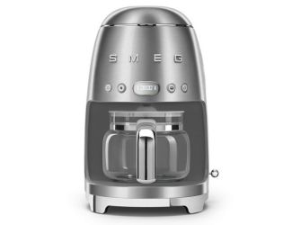 Smeg 50s Retro-Style 10 Cup Drip Filter Coffee Machine-Stainless Steel