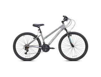 SilverRidge Women's Step-Thru Cross Country Mountain Bike in Grey/S