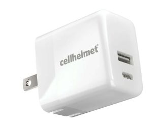 CellHelmet - 20W PD Dual Wall Block with Type-A and Type-C