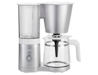Enfinigy 12 Cup Drip Coffeemaker w/ Glass Carafe Silver