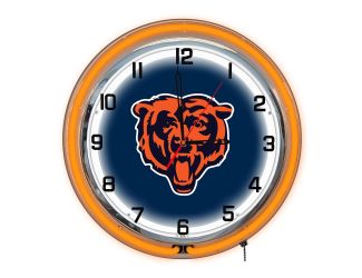 Chicago Bears 18" Neon Clock