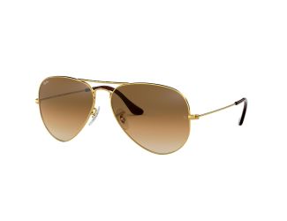 Aviator Sunglasses - Light Brown