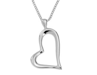 Joyful Sentiments Open Heart Pendant Necklace