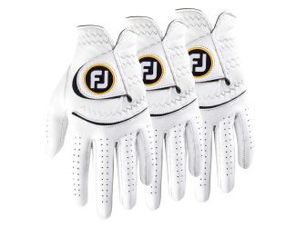StaSof Men's Golf Glove - Set of 3