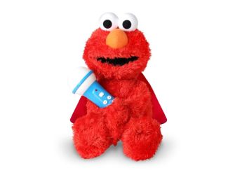 Sesame Street Plush Kids Karaoke Backpack Speaker/Microphone Elmo