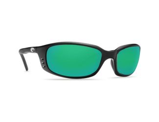 Brine Sunglasses - (Frame) Matte Black; (Lens) Green Mirror, 580G