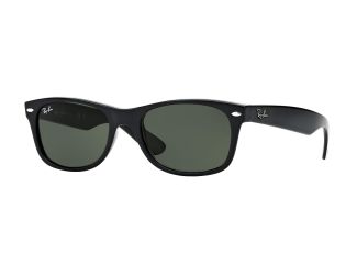 New Wayfarer Sunglasses - Black/Green