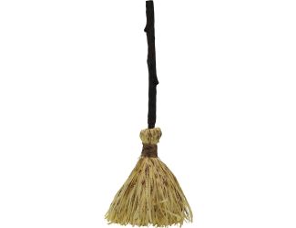 26-In. Animated Witch's Broomstick with Sound and Movement, Battery Operated, Indoor or Covered Outd