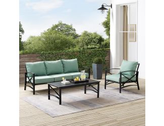 Kaplan 3Pc Outdoor Sofa Set